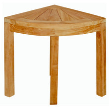 Load image into Gallery viewer, Teak Wood Covina Corner Side Table for Home Gym, Yoga Studio, Exercise Room, Spa