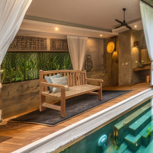 Load image into Gallery viewer, Teak Wood Buenos Aires Oval Outdoor Bench, 5 Foot