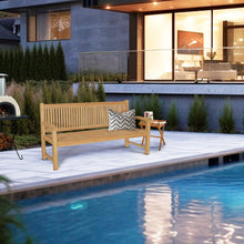 Load image into Gallery viewer, Teak Wood San Juan Teak Outdoor Bench, 5 Foot