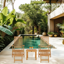 Load image into Gallery viewer, Teak Wood Acapulco Outdoor Steamer Chair