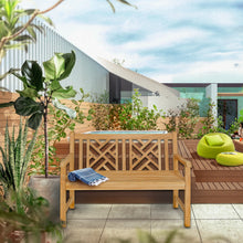 Load image into Gallery viewer, Teak Wood Saint Thomas Outdoor Bench, 4 Foot