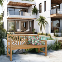 Load image into Gallery viewer, Teak Wood Saint Thomas Outdoor Bench, 5 Foot