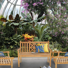 Load image into Gallery viewer, Teak Wood Arizona Outdoor Patio Bench, 4 Foot