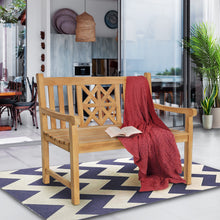 Load image into Gallery viewer, Teak Wood Arizona Outdoor Patio Bench, 4 Foot