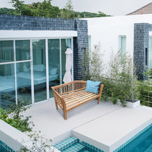 Load image into Gallery viewer, Teak Wood Oklahoma Outdoor Patio Bench, 5 Foot