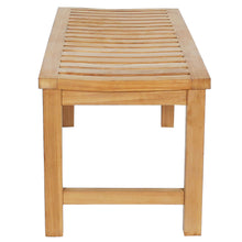 Load image into Gallery viewer, Teak Wood Salinas 4 Foot Bench for Home Gym, Yoga Studio or Exercise Room