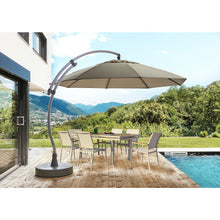 Load image into Gallery viewer, Sun Garden 13 Ft. Cantilever Umbrella, the Original from Germany, Heather Color Canopy with Bronze Frame