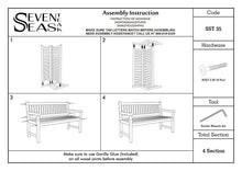 Load image into Gallery viewer, Teak Wood Santiago Teak Outdoor Bench, 5 Foot