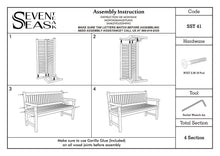 Load image into Gallery viewer, Teak Wood San Juan Teak Outdoor Bench, 5 Foot