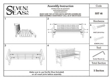 Load image into Gallery viewer, Teak Wood Saint Thomas Outdoor Bench, 6 Foot