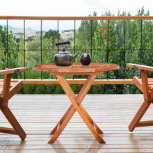 Load image into Gallery viewer, Teak Wood Sanibel Outdoor Folding Table, 36 inch