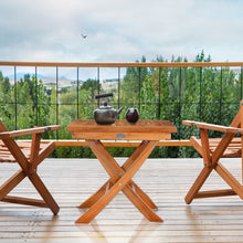 Load image into Gallery viewer, Teak Wood Nassau Outdoor Folding End Table