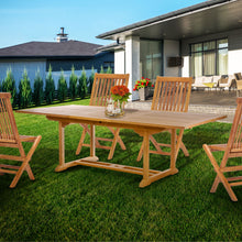 Load image into Gallery viewer, Teak Wood San Juan Rectangular Outdoor Extension Table