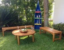 Load image into Gallery viewer, Teak Wood Ocean City Outdoor Backless Bench, 6 Foot