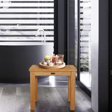 Load image into Gallery viewer, Teak Wood Somers Bathroom Side Table, Large