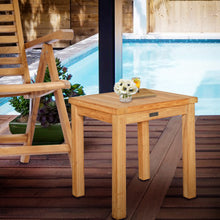 Load image into Gallery viewer, Teak Wood Santa Monica Outdoor End Table, small