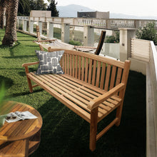 Load image into Gallery viewer, Teak Wood Buenos Aires Oval Outdoor Bench, 6 Foot