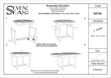 Load image into Gallery viewer, Teak Wood Ocean Beach Round to Oval Outdoor Extension Table