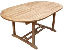 Load image into Gallery viewer, Teak Wood Hawaii Oval Outdoor Extension Table