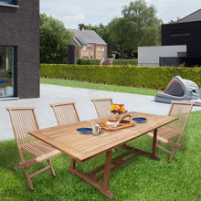 Load image into Gallery viewer, Teak Wood San Juan Rectangular Outdoor Extension Table