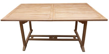 Load image into Gallery viewer, Teak Wood San Juan Rectangular Outdoor Extension Table