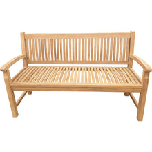 Load image into Gallery viewer, Teak Wood El Mar Teak Outdoor Bench, 5 Foot