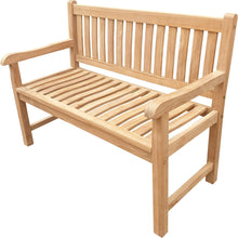 Load image into Gallery viewer, Teak Wood Santiago Teak Outdoor Bench, 4 Foot