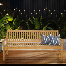 Load image into Gallery viewer, Teak Wood Santiago Teak Outdoor Bench, 6 Foot