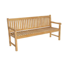 Load image into Gallery viewer, Teak Wood Santiago Teak Outdoor Bench, 6 Foot