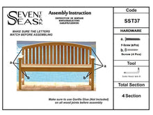 Load image into Gallery viewer, Teak Wood San Jose Teak Outdoor Bench, 4 Foot