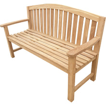 Load image into Gallery viewer, Teak Wood San Jose Outdoor Bench, 5 Foot