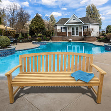 Load image into Gallery viewer, Teak Wood San Jose Teak Outdoor Bench, 6 Foot