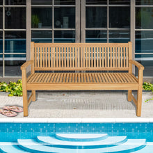 Load image into Gallery viewer, Teak Wood San Juan Teak Outdoor Bench, 5 Foot
