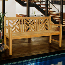Load image into Gallery viewer, Teak Wood Saint Thomas Outdoor Bench, 5 Foot