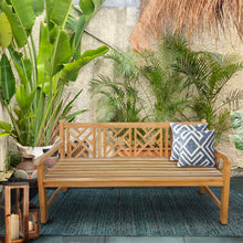 Load image into Gallery viewer, Teak Wood Saint Thomas Outdoor Bench, 6 Foot