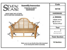 Load image into Gallery viewer, Teak Wood Marlborough Outdoor Bench, 5 Foot