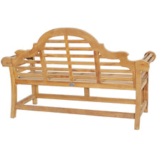 Load image into Gallery viewer, Teak Wood Marlborough Outdoor Bench, 5 Foot