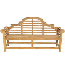 Load image into Gallery viewer, Teak Wood Marlborough Outdoor Bench, 6 foot