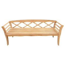 Load image into Gallery viewer, Teak Wood Montana Outdoor Patio Bench, 6 Foot
