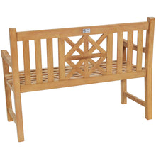 Load image into Gallery viewer, Teak Wood Arizona Outdoor Patio Bench, 4 Foot