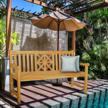 Load image into Gallery viewer, Teak Wood Arizona Outdoor Patio Bench, 5 Foot