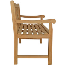 Load image into Gallery viewer, Teak Wood Arizona Outdoor Patio Bench, 5 Foot