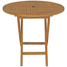 Load image into Gallery viewer, Teak Wood Sanibel Outdoor Folding Table, 36 inch
