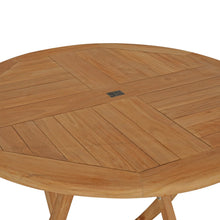 Load image into Gallery viewer, Teak Wood Sanibel Outdoor Folding Table, 36 inch