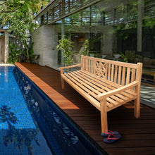 Load image into Gallery viewer, Teak Wood Arizona Outdoor Patio Bench, 6 Foot