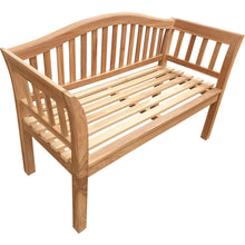 Load image into Gallery viewer, Teak Wood Oklahoma Outdoor Patio Bench, 4 Foot