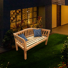 Load image into Gallery viewer, Teak Wood Oklahoma Outdoor Patio Bench, 4 Foot