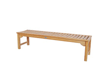 Load image into Gallery viewer, Teak Wood Lagos Bathroom Shower Bench, 6 Foot
