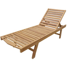 Load image into Gallery viewer, Teak Wood Key West Outdoor Pool Lounger
