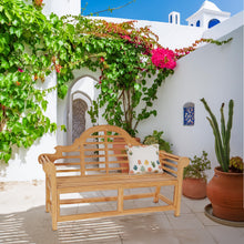 Load image into Gallery viewer, Teak Wood Marlborough Outdoor Bench, 5 Foot
